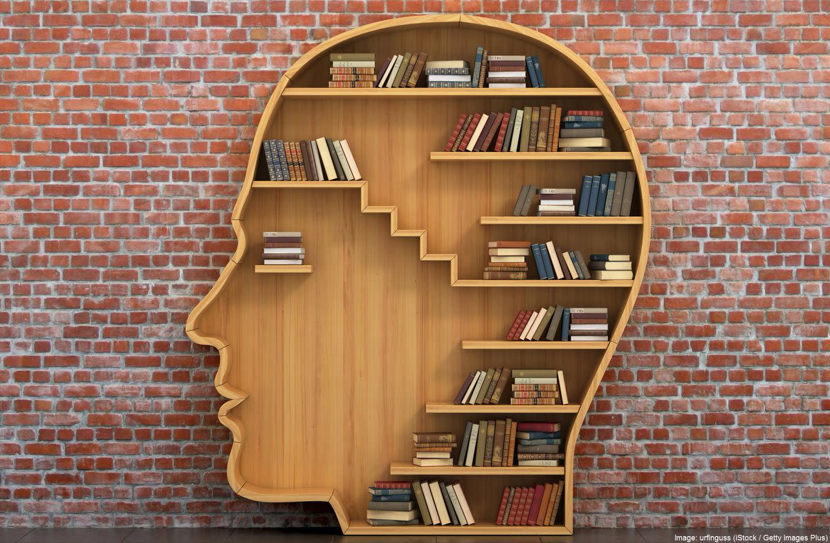 Books in a shelf